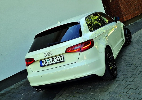 Audi A3 cena 48900 przebieg: 208211, rok produkcji 2013 z Malbork małe 631